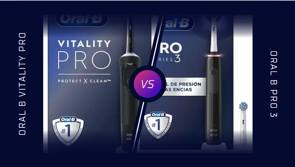 ORAL B VITALITY PRO VS ORAL B PRO 3