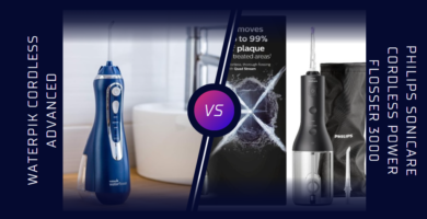 Waterpik Cordless Advanced vs. Philips Sonicare Cordless Power Flosser 3000
