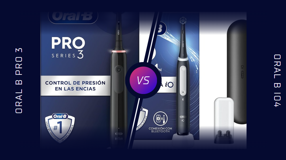 Oral-B Pro 3 vs Oral-B iO4